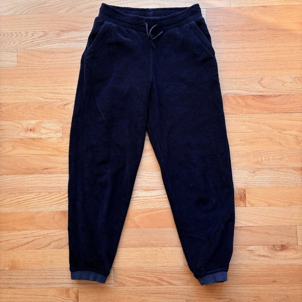 Athleta Girls Black Winter Jogger Pants Sz 12Y